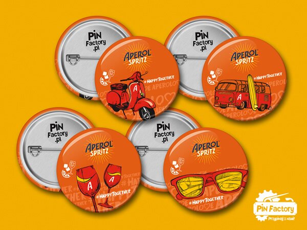 Pin Factory | Aperol Spritz